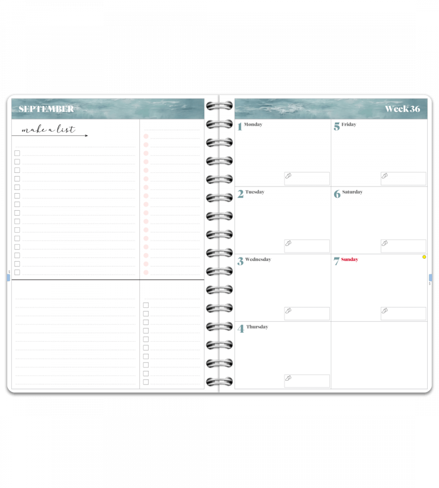 Planner - Spiral Binding - Size A5