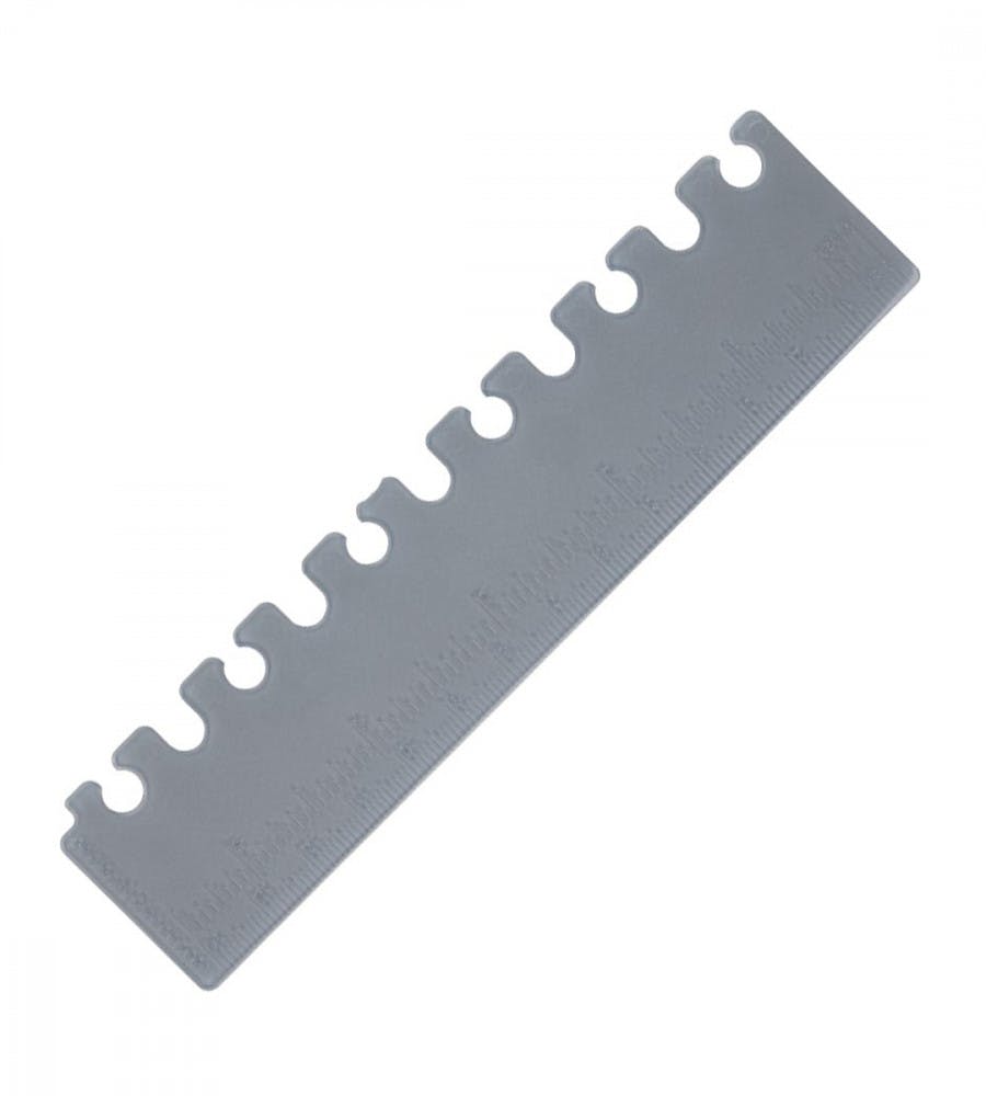 Ruler Short (Mini, Square, Wide) - Gray