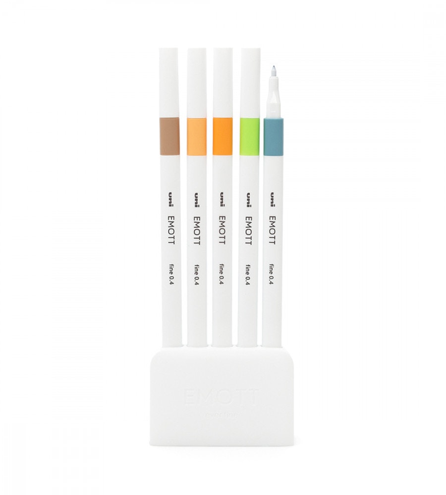 Product Image for Fineliner Uni Emott Set no 6 Nature 5er Set
