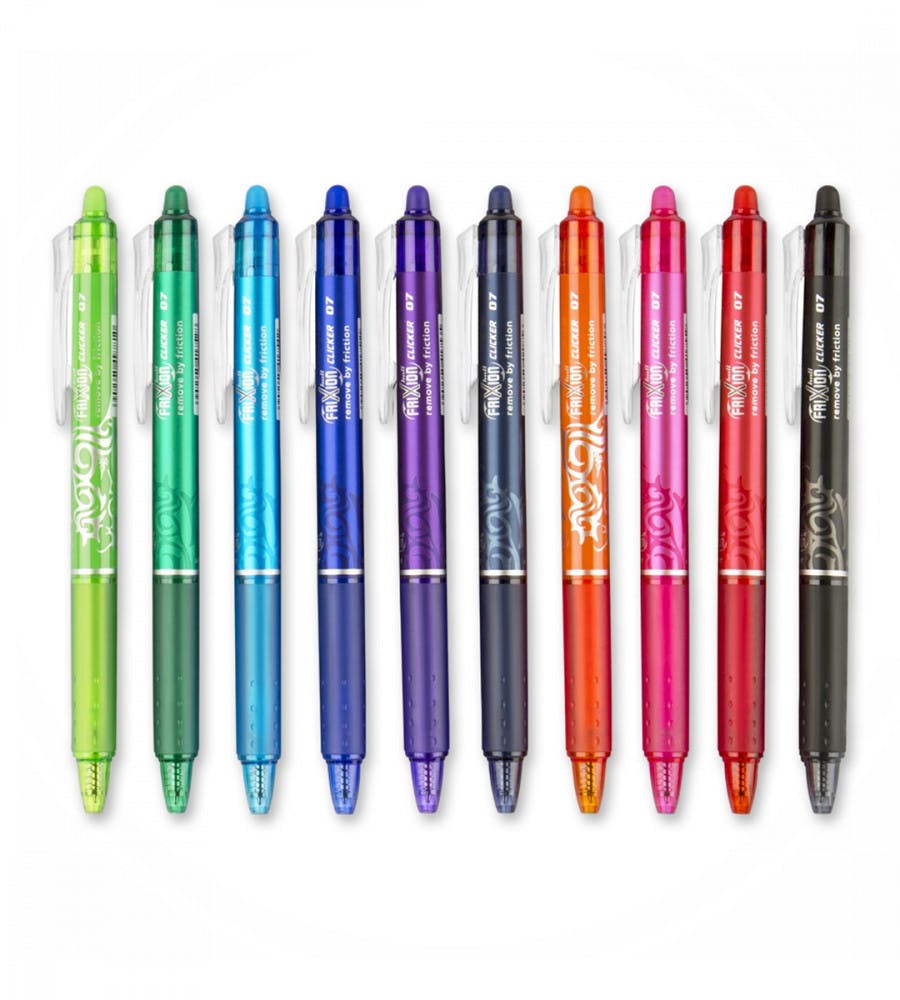 Ballpoint Pen Pilot FriXion Clicker 0.7 - 10 Pack