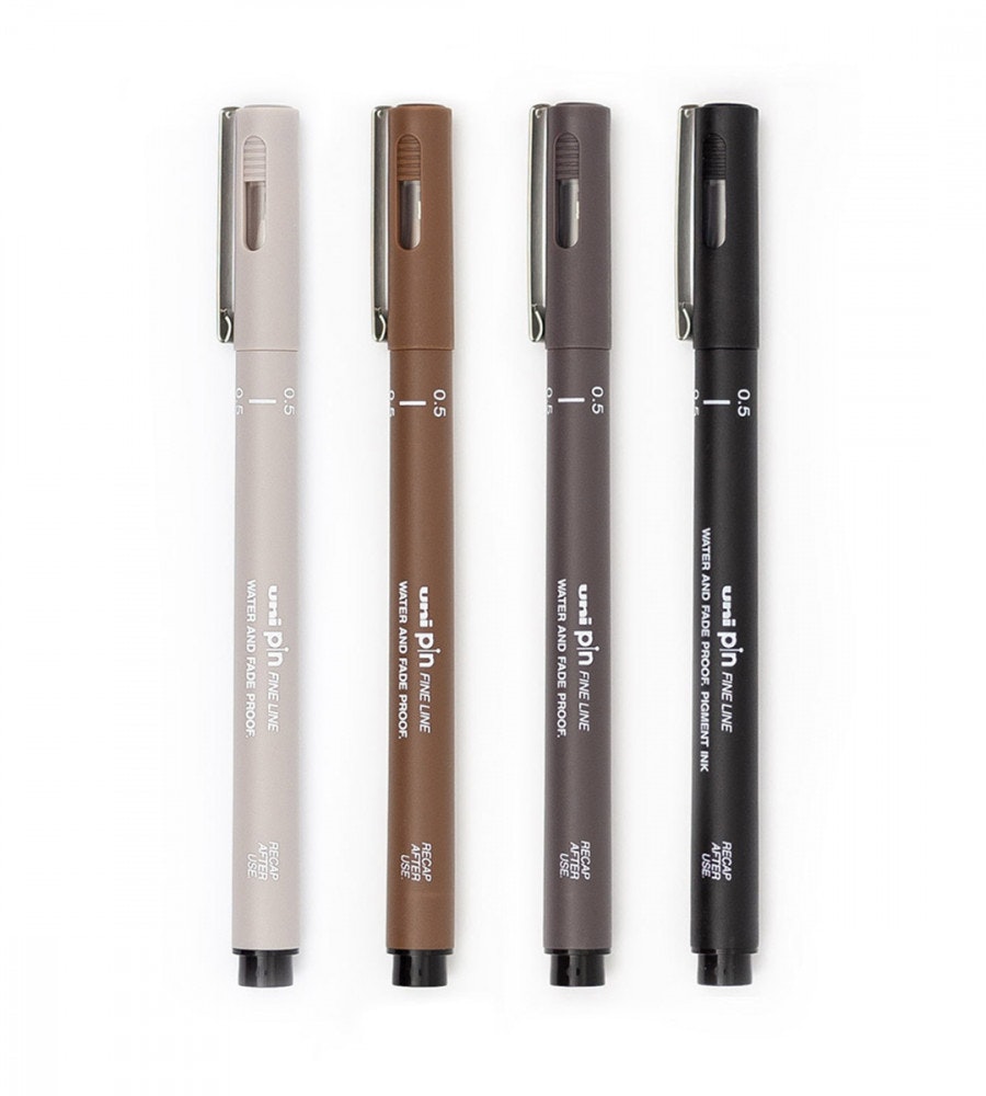 Product Image for Fineliner Uni Pin 4 Pack