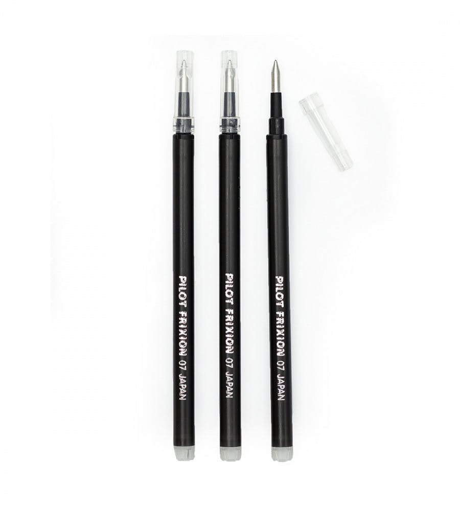 Refill Ballpoint Pen Pilot FriXion Clicker 0.7 - 3 Pack - Black