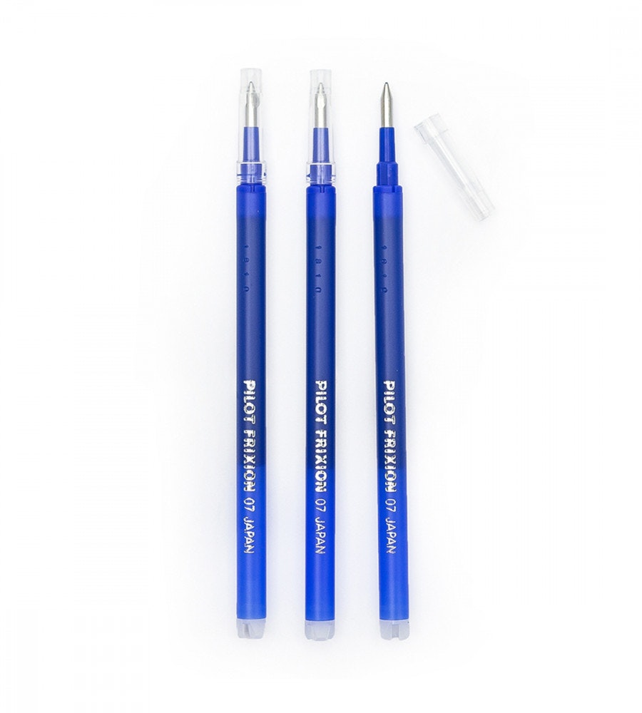 Product Image for Kugelschreiber Pilot FriXion Clicker 0.7 - Refill 3er Set - Blau