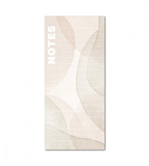 Notatblokk Sandy Shapes - beige