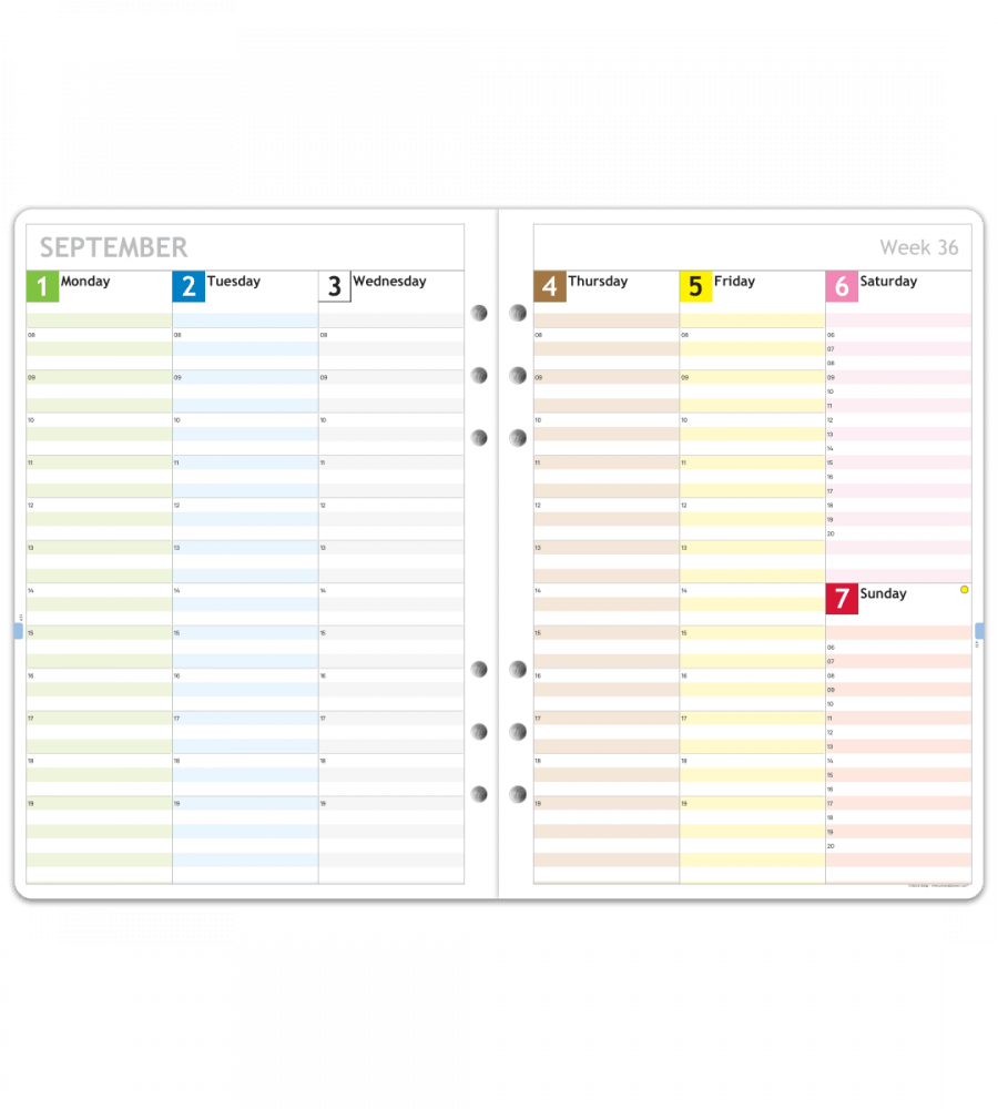 Organiser - Insert - Size A5
