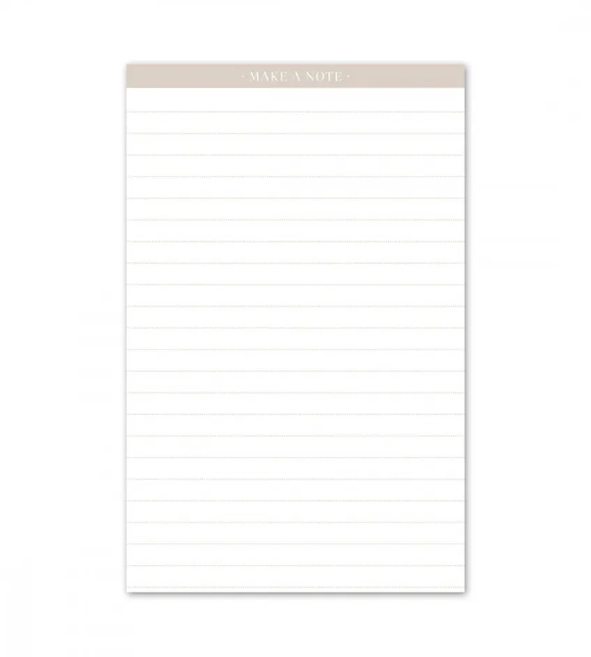 Notepad Classic A5 - Beige