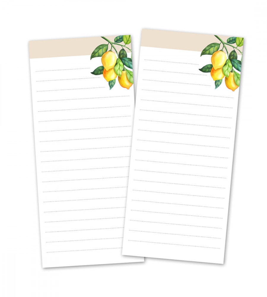 Product Image for Notepads Lemonade Magnetic 2 Pack - White