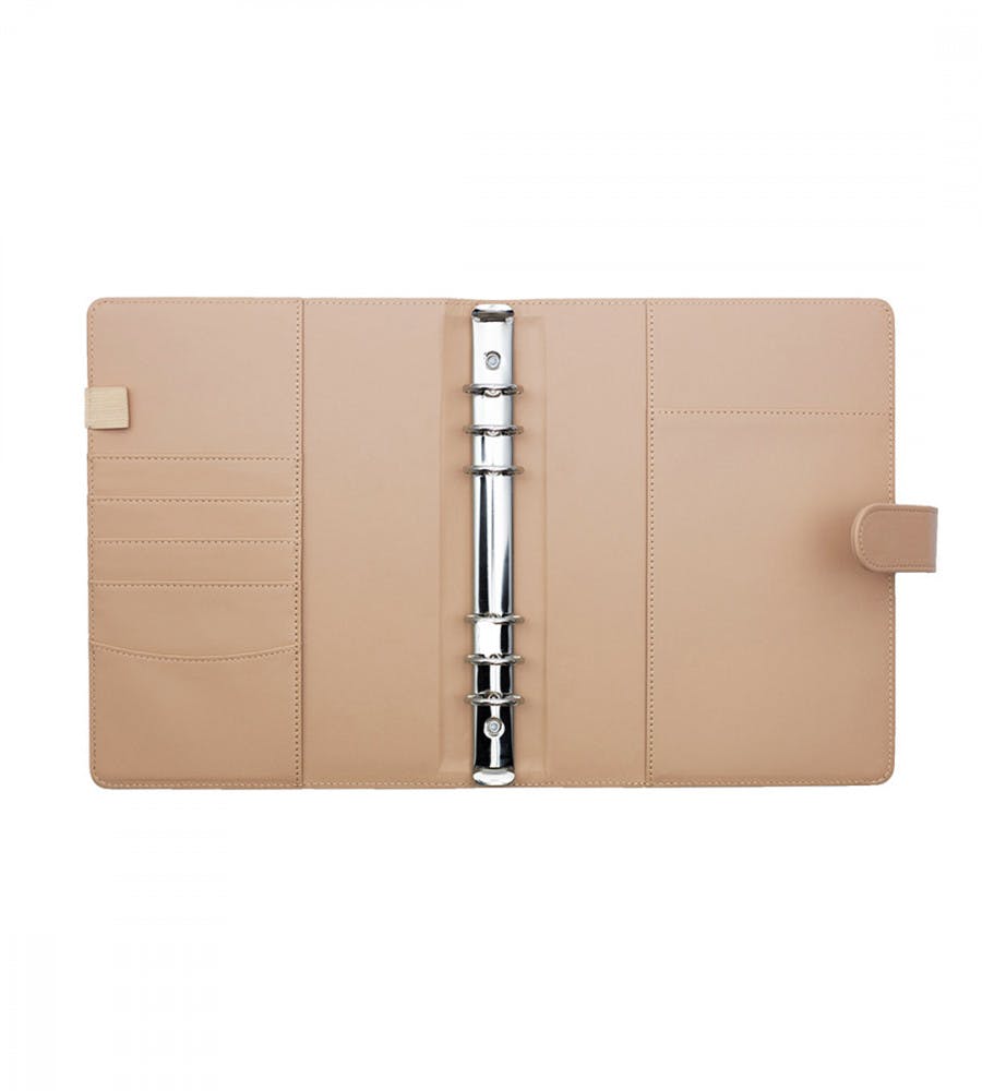 Ring binder Organizer A5 - Beige