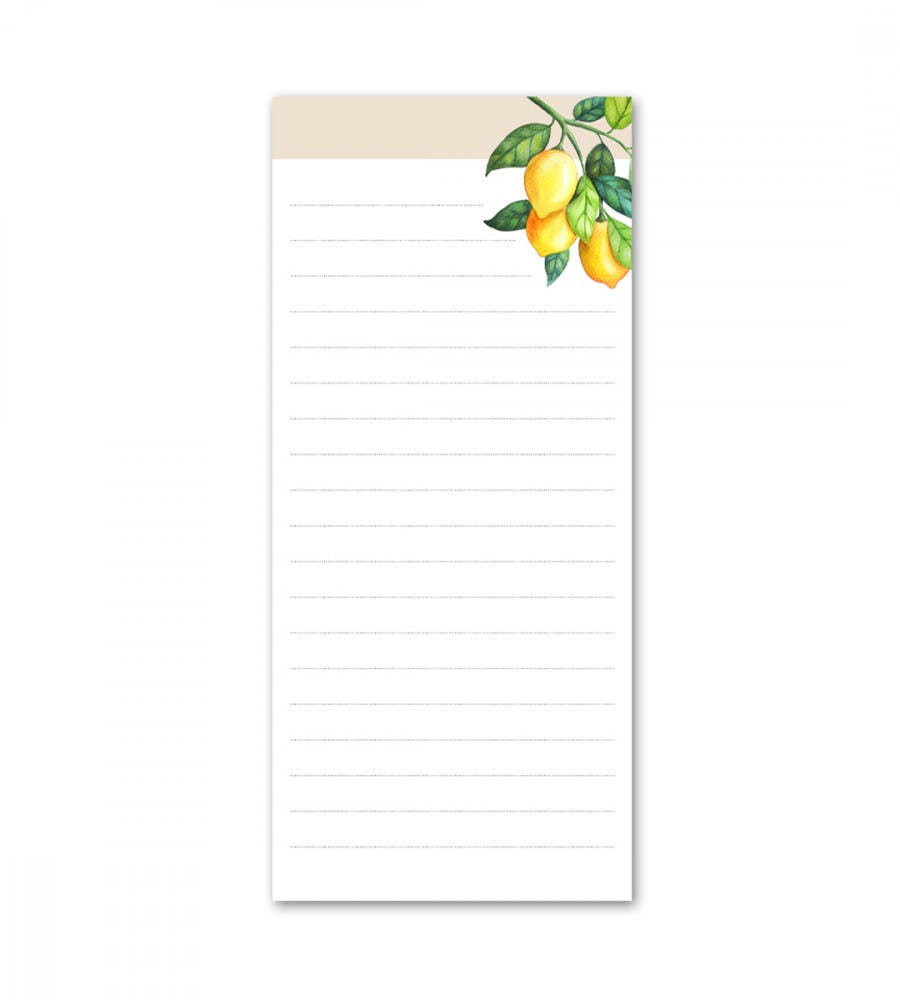 Notepad Lemonade Magnetic - White