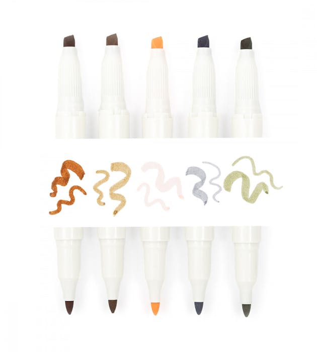 Highlighter Zebra Mildliner Neutral Set 5 Pack