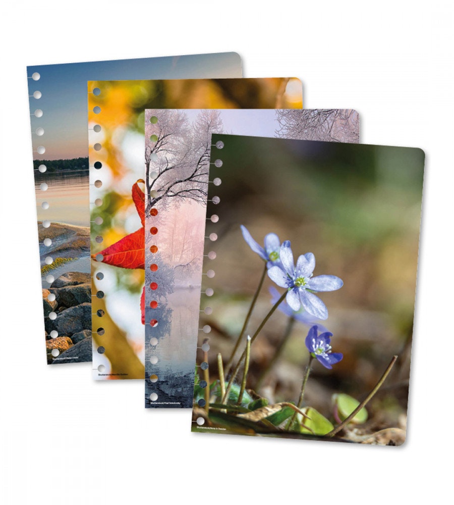 Product Image for Utbytbara snap in-omslag Seasons till almanacka - storlek A5