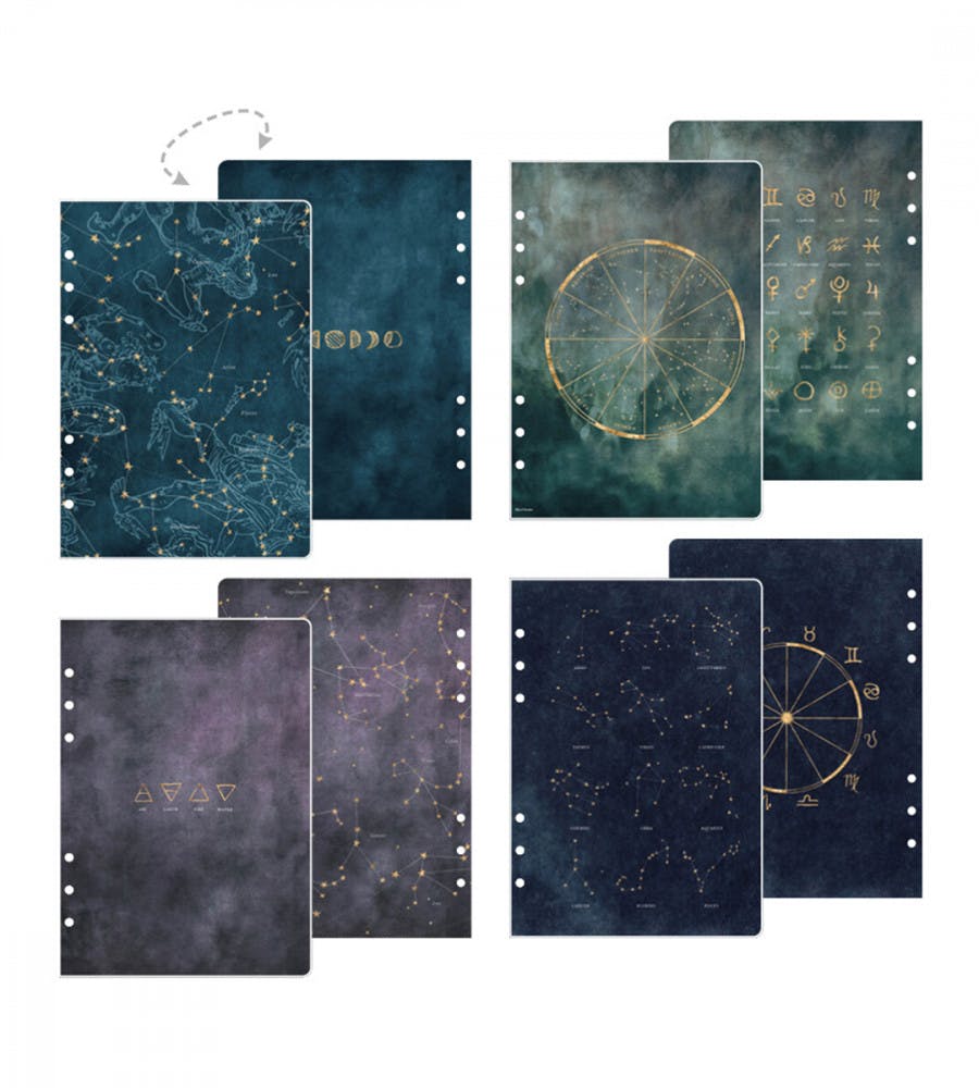 Utbytbara omslag Galactic Views 4-pack (Systemkalender)