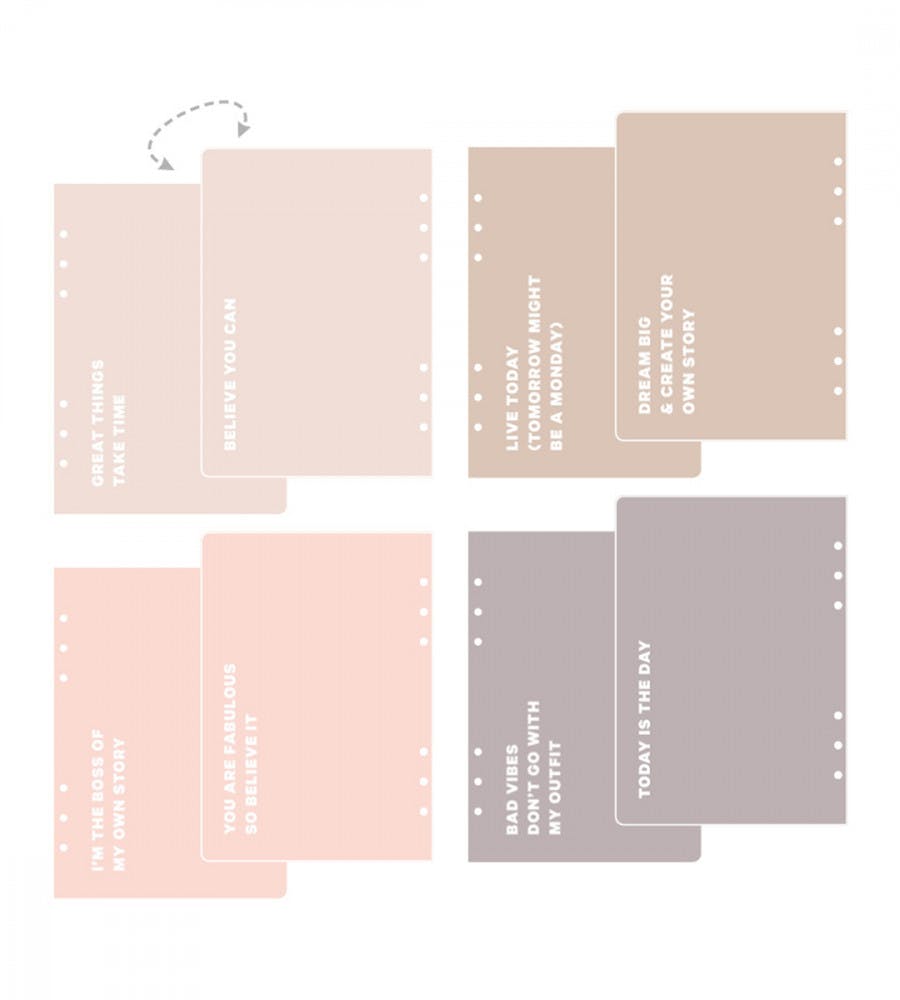 Interchangeable Covers Dusty Blush 4 Pack (Organizer)