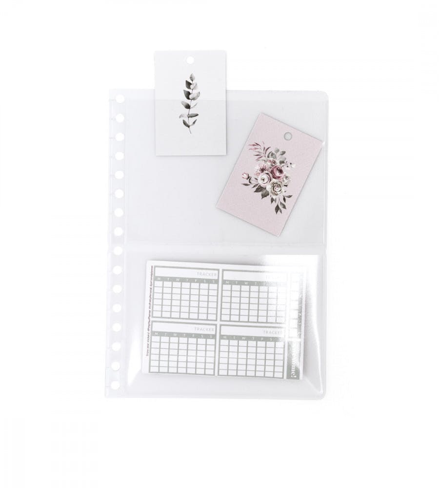 Storage Pocket for Planner - Size A5 - 2 Compartments