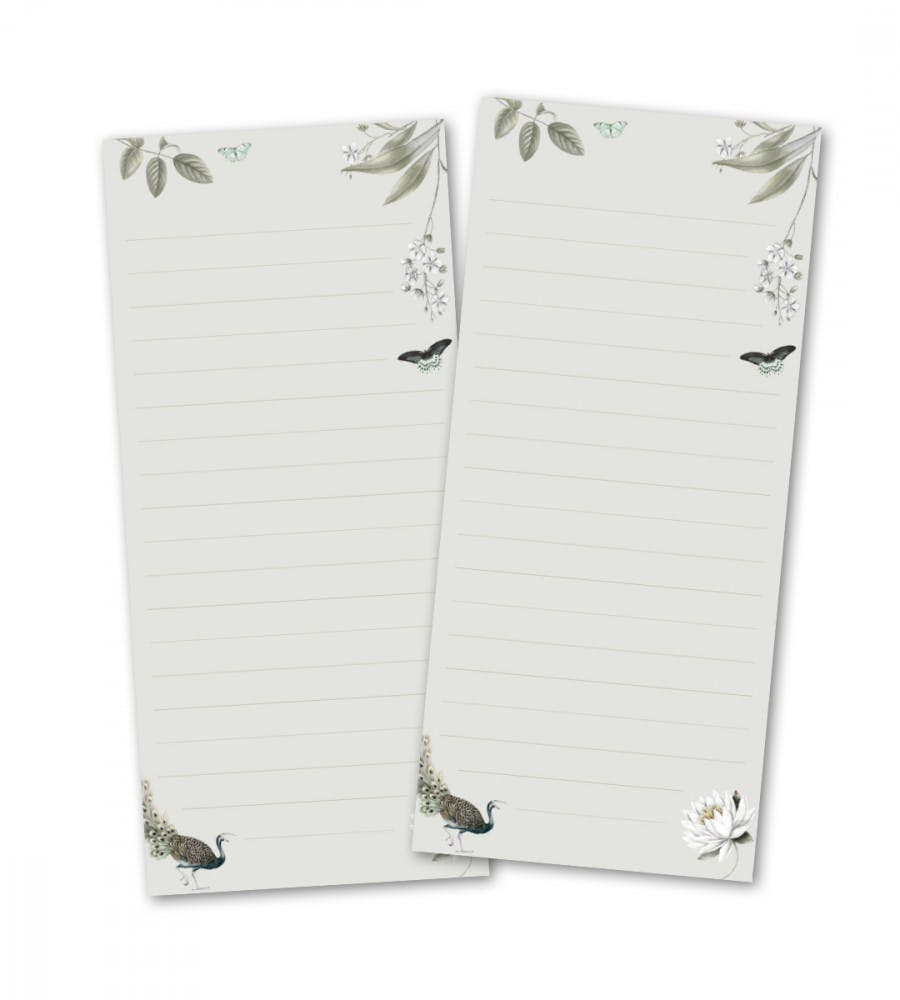 Notepads Beautiful Botanicals Magnetic Lined 2 Pack