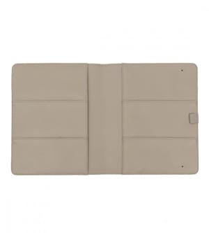 Planner Case Imitation Leather Classic A5 - Grey/Beige