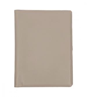 Planner Case Imitation Leather A4 - Grey/Beige