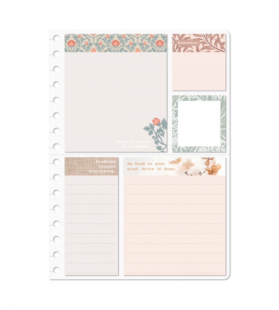 Sticky Notes Kind to Your Mind for Planner - Size A5, A4