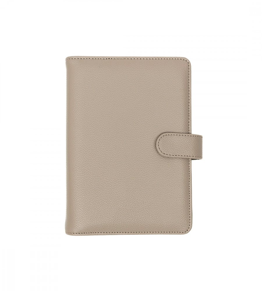 Ring Binder Organiser Personal - Grey/Beige