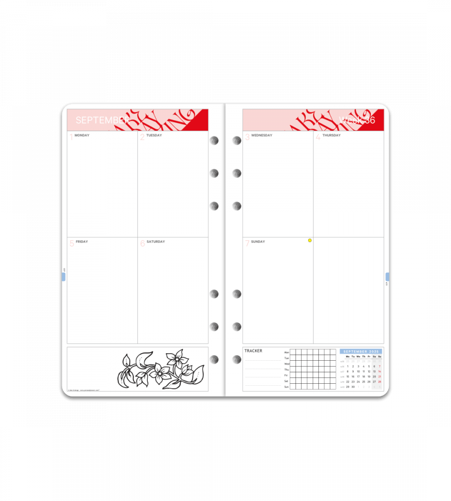 Organiser - Insert - Size Personal