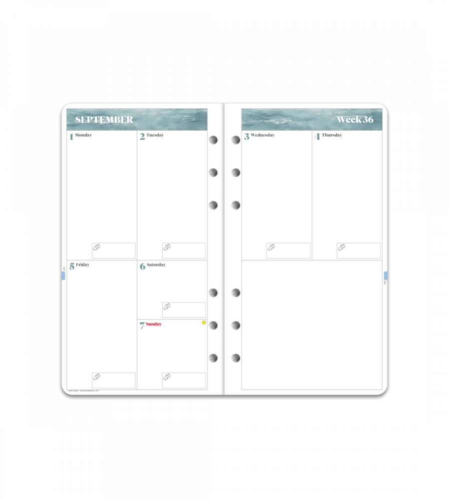 Organiser - Insert - Size Personal
