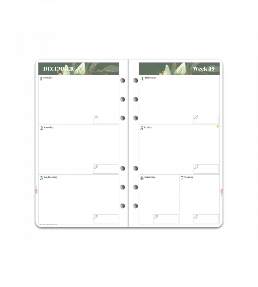 Organiser - Insert - Size Personal