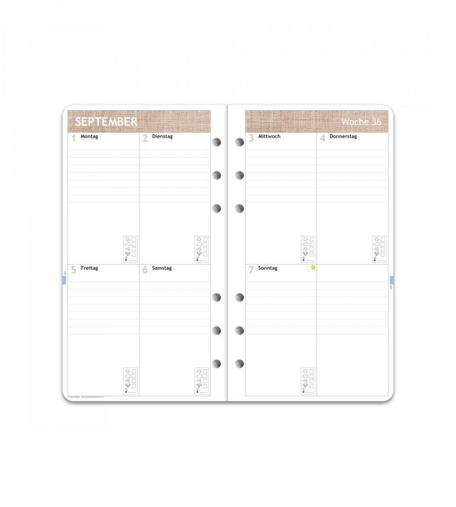 Systemkalender - Einlage - Gre Personal