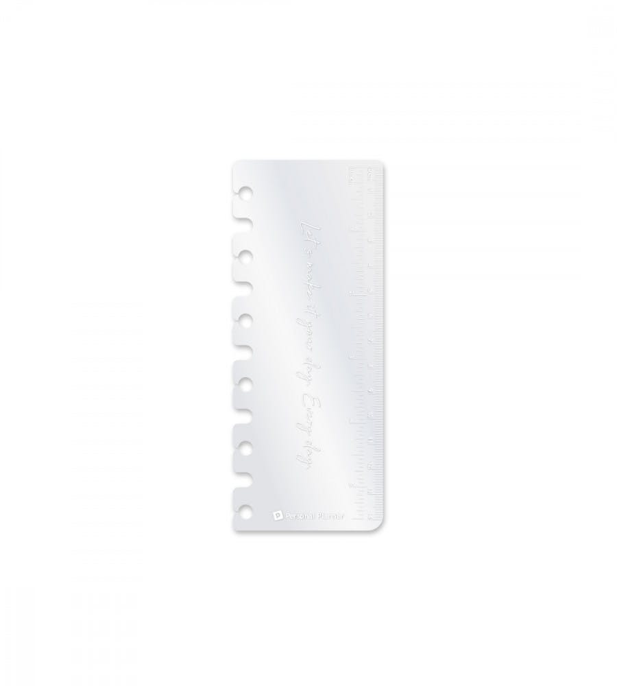 Product Image for Ruler Short for Planner - Size Mini, Square, Wide - Transparent