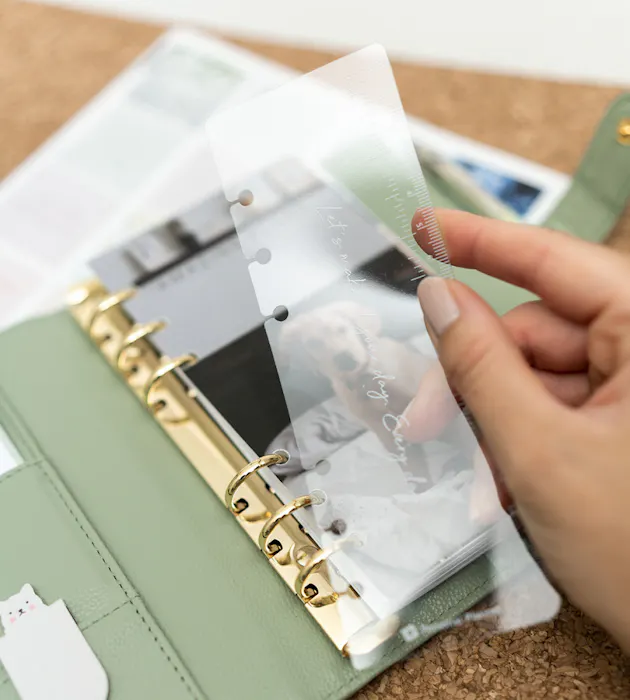 Ruler for Organiser - Size Personal - Transparent