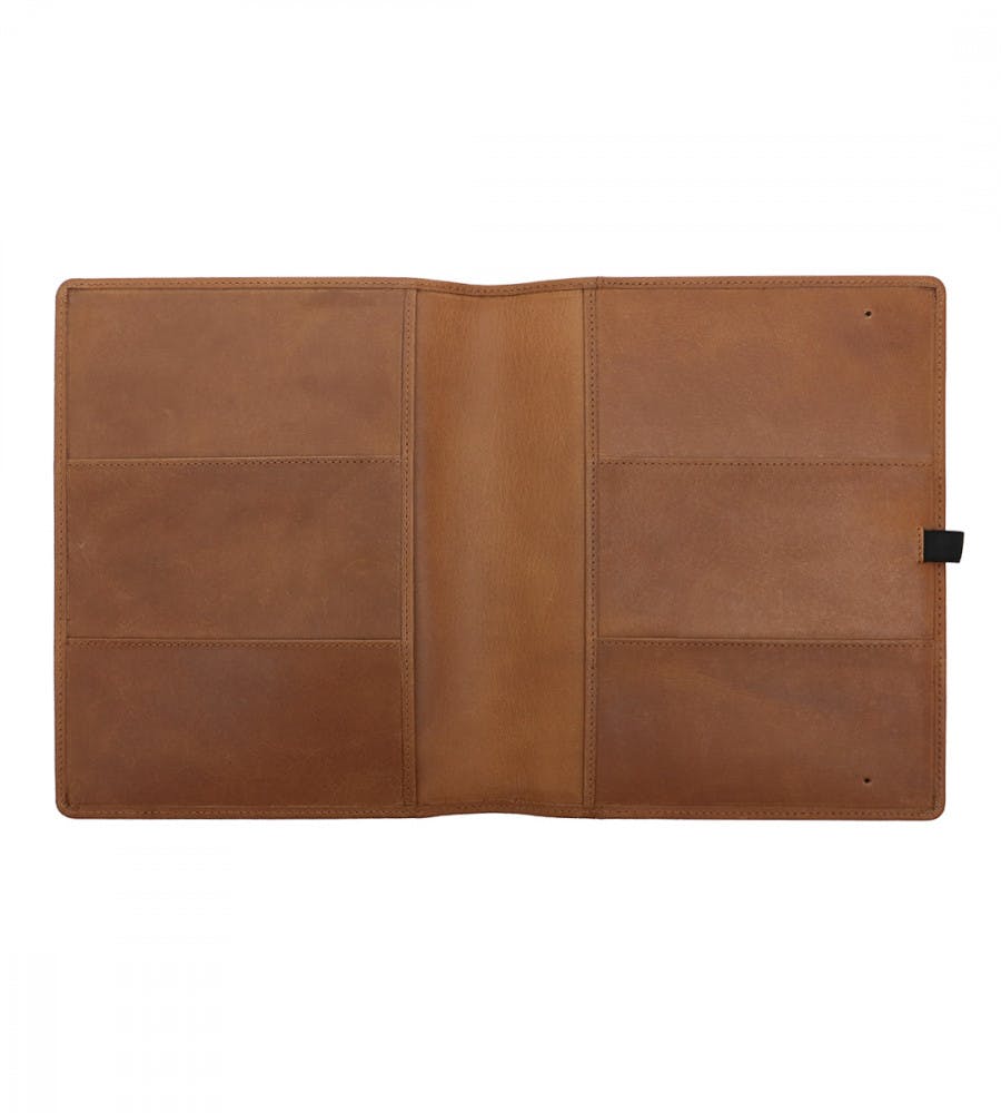 Kalenderhlle Leder - Gre A5 - Cognac