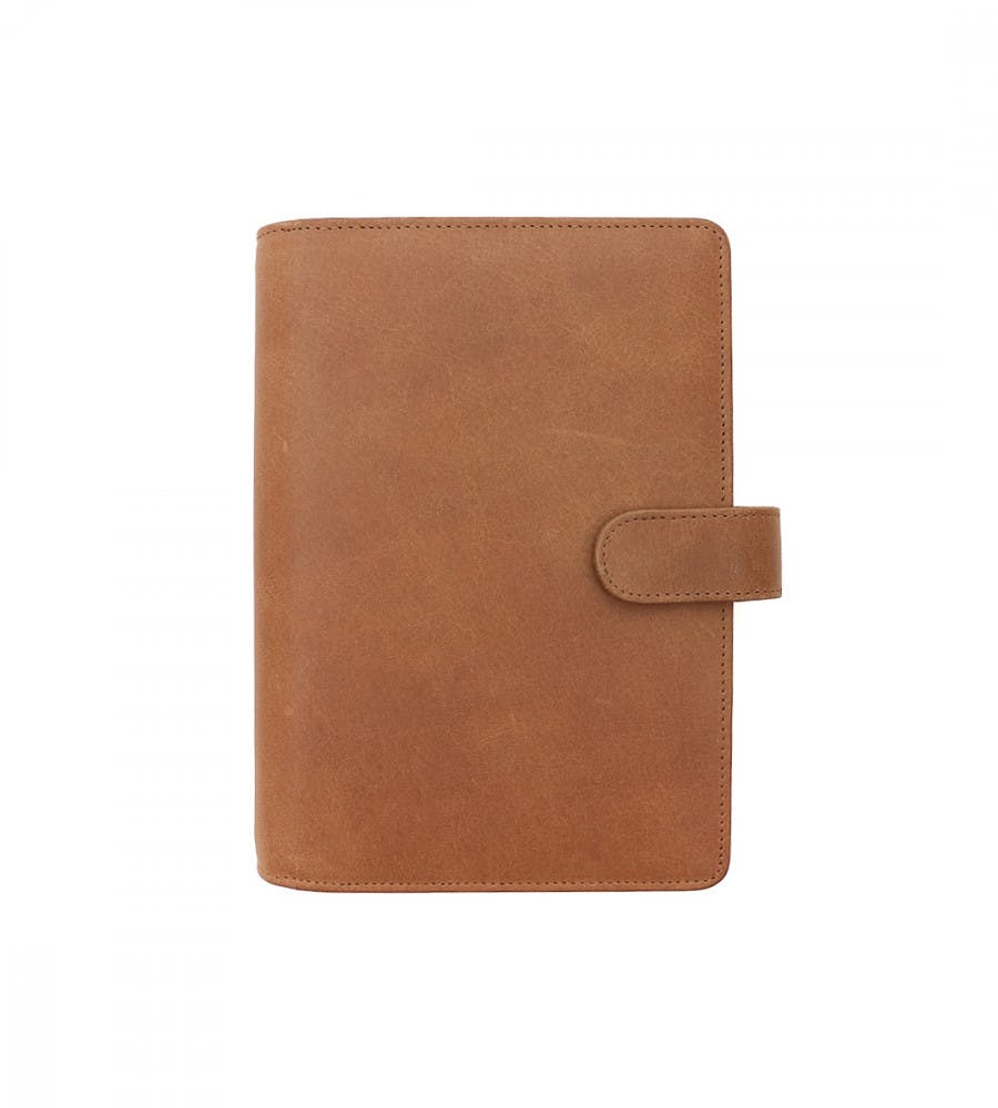 Product Image for Ringpärm Läder till systemkalender - storlek Personal - cognac
