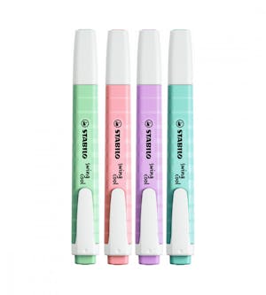 Highlighters Stabilo Swing Cool Pastel Colours 4 Pack