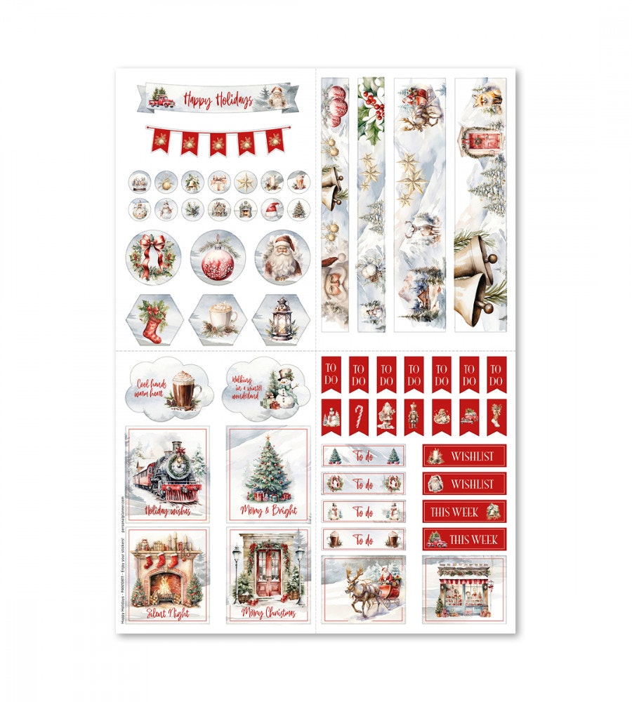 Product Image for Stickers Happy Holidays (Spread)