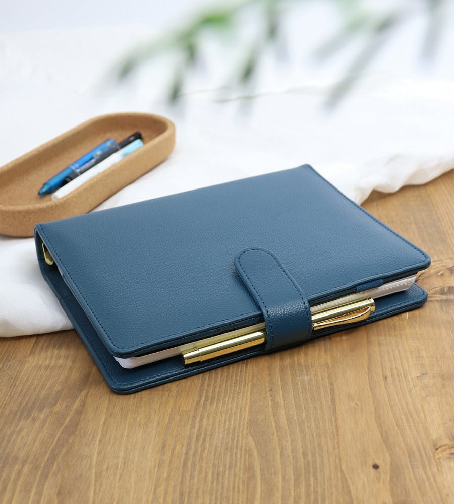 Ring Binder for Organizer - Size A5 - Dark blue