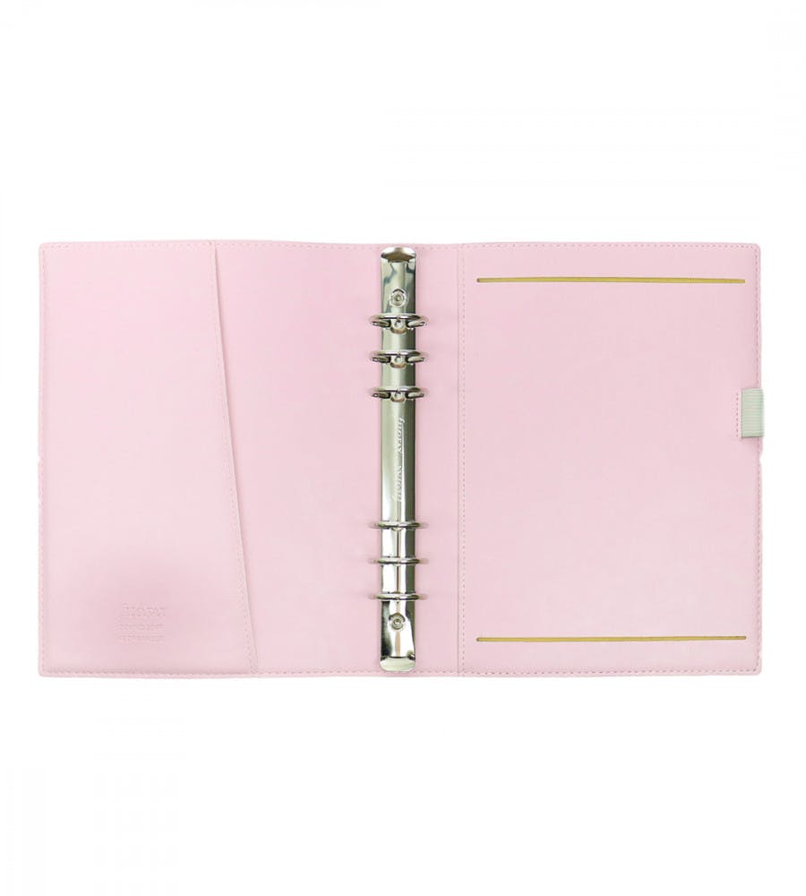 Ringbuch Filofax Domino Soft A5 Organiser - Pale Pink