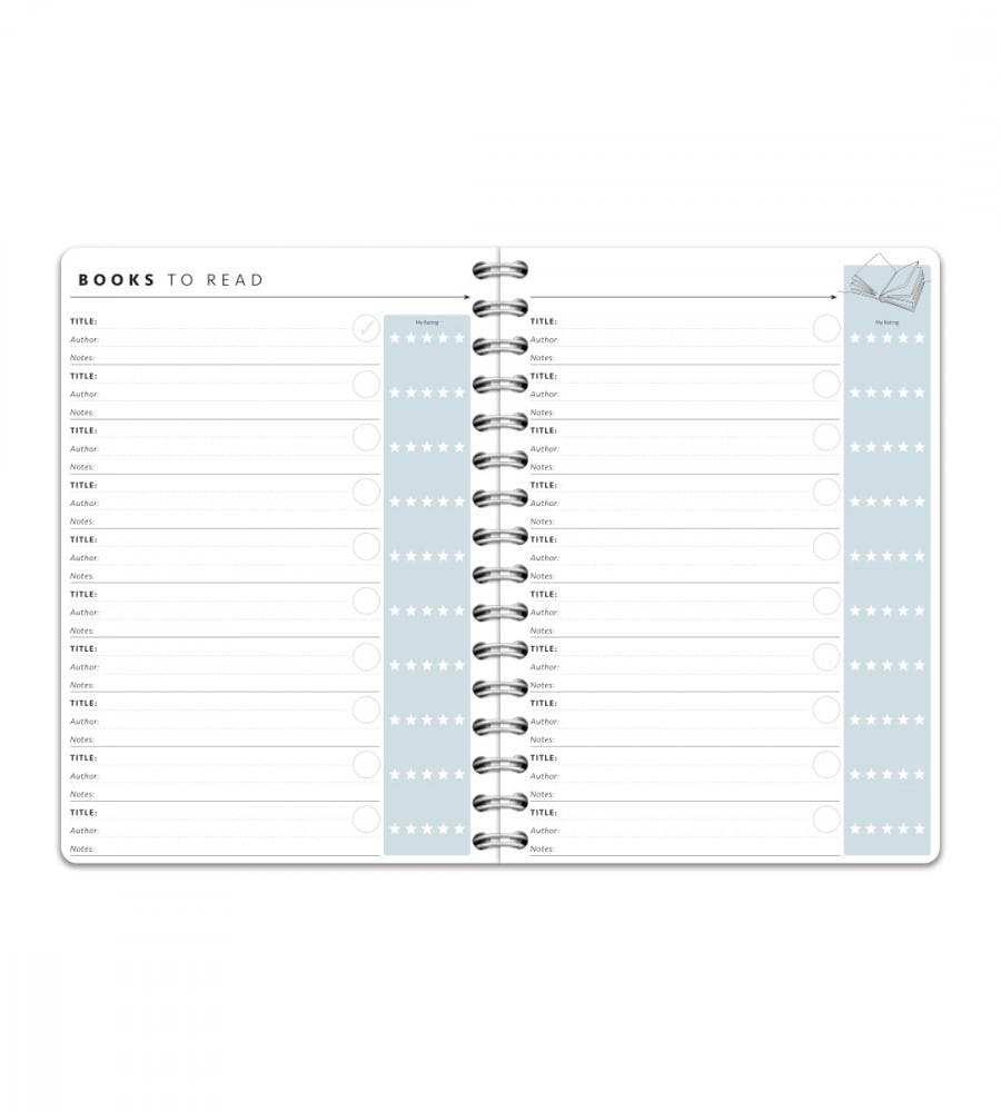 Personal Bullet Journal Book - Size A5 - Spiral