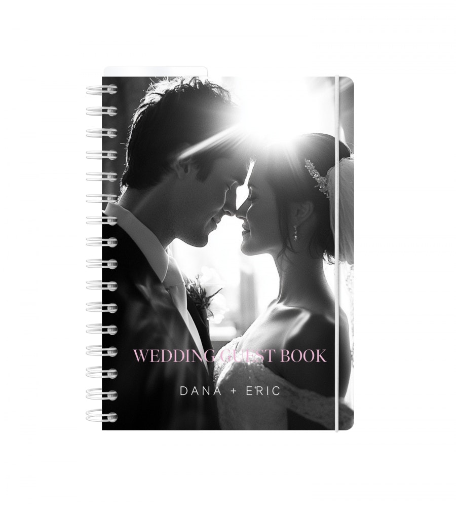 Product Image for Personal Wedding Guest Book - Size A5 - Spiral