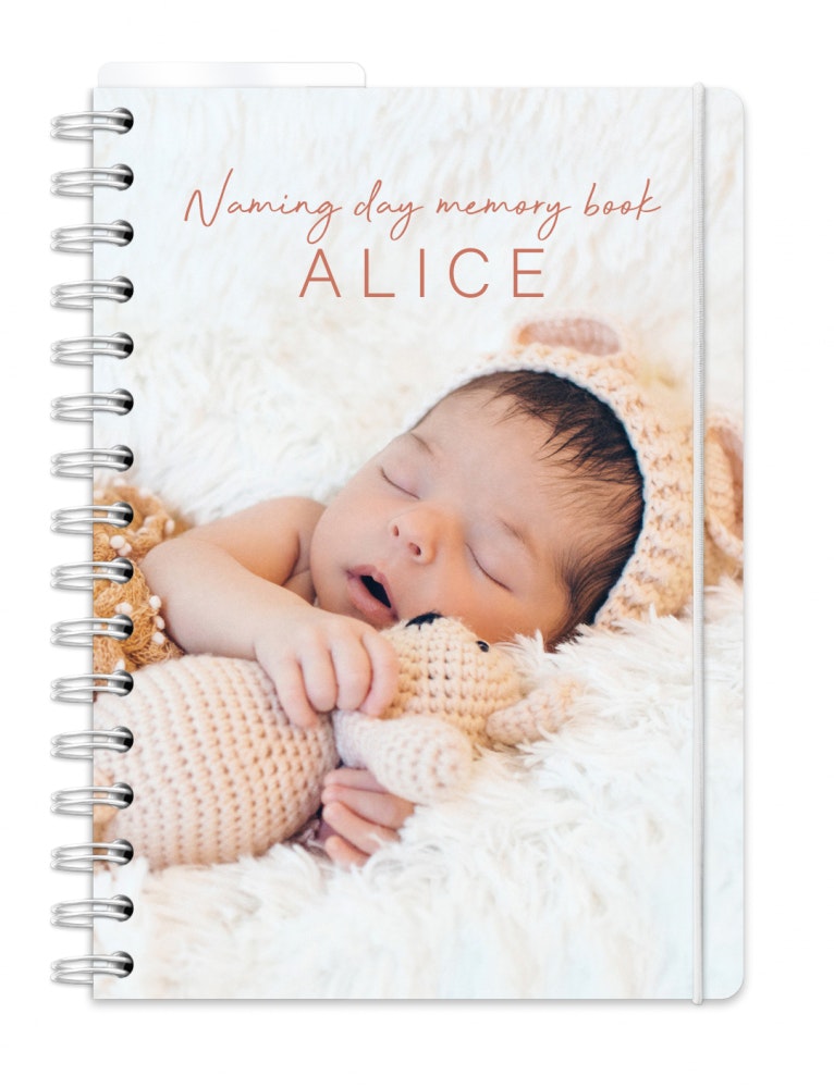 Product Image for Personal Baby Celebration Guest Book - Size A5 - Spiral