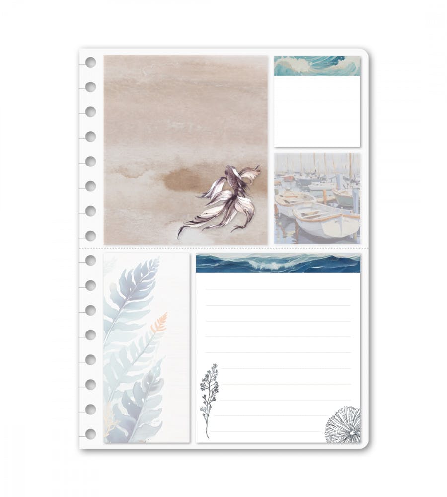 Product Image for Sticky Notes Ocean Stories for Planner - Size A5, A4