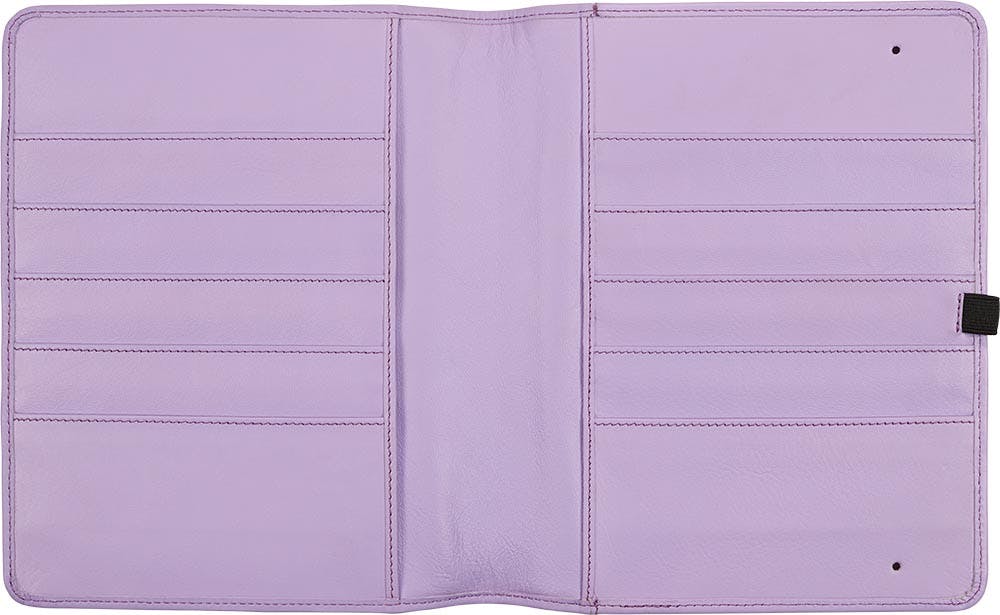 Planner Case Calfskin Classic A5 - Purple