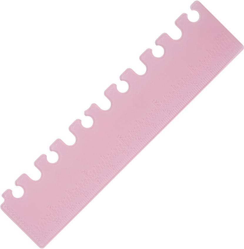 Ruler Short (Mini, Square, Wide) - Pink