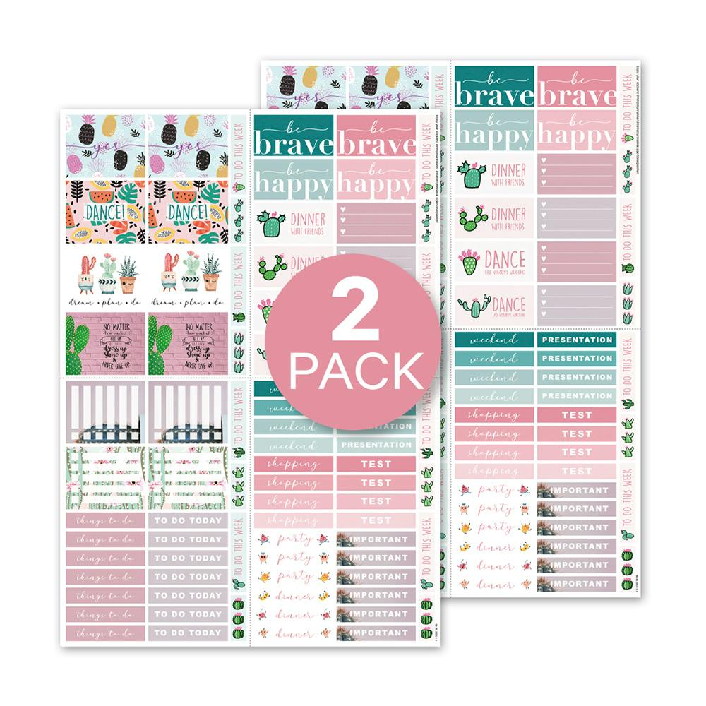 Stickers Prickly Pots (Box) 2 Pack