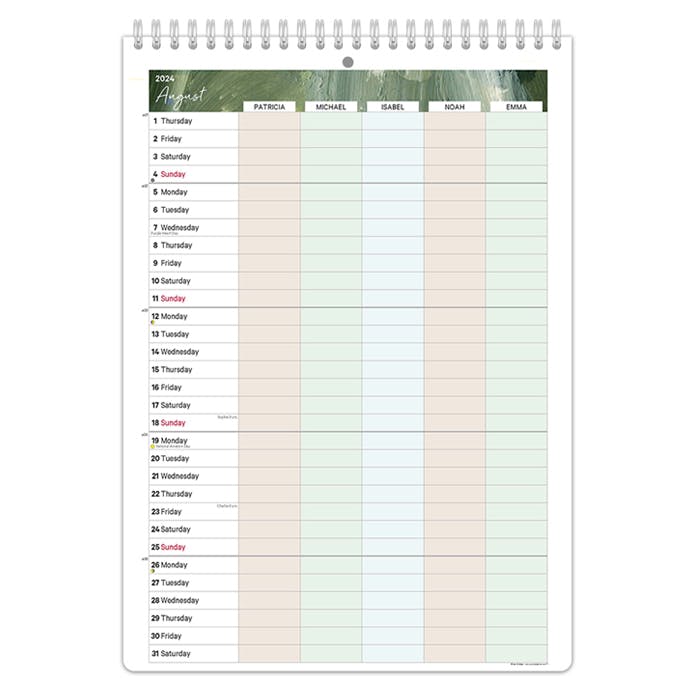 Family Planner - Monthly Overview
