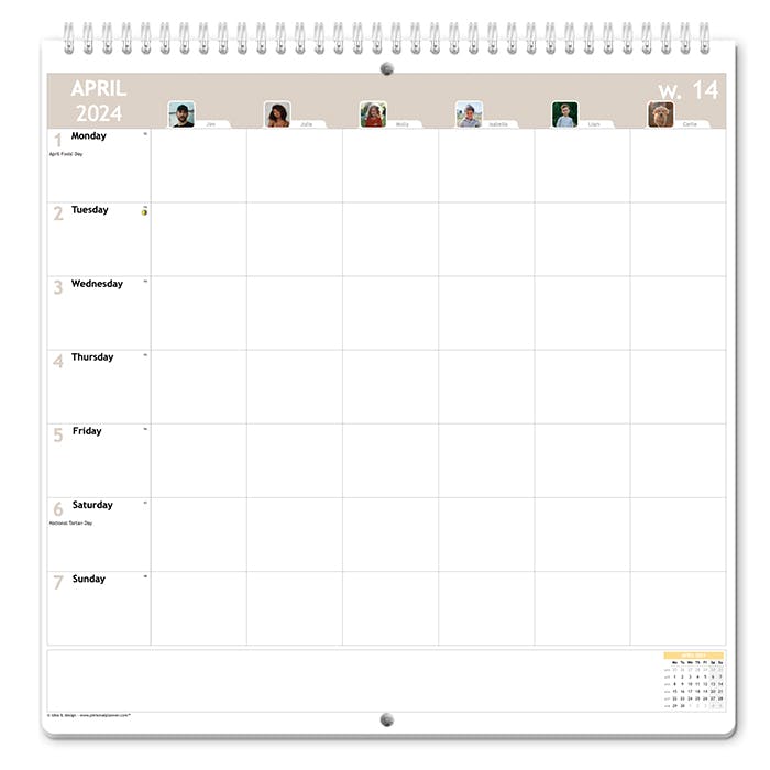 Personal Wall Planner