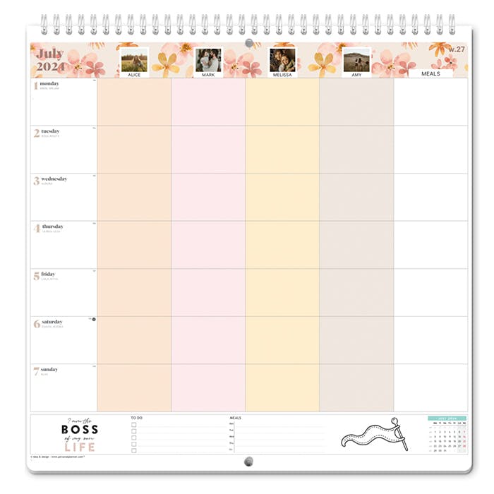 Family Planner  Weekly Overview