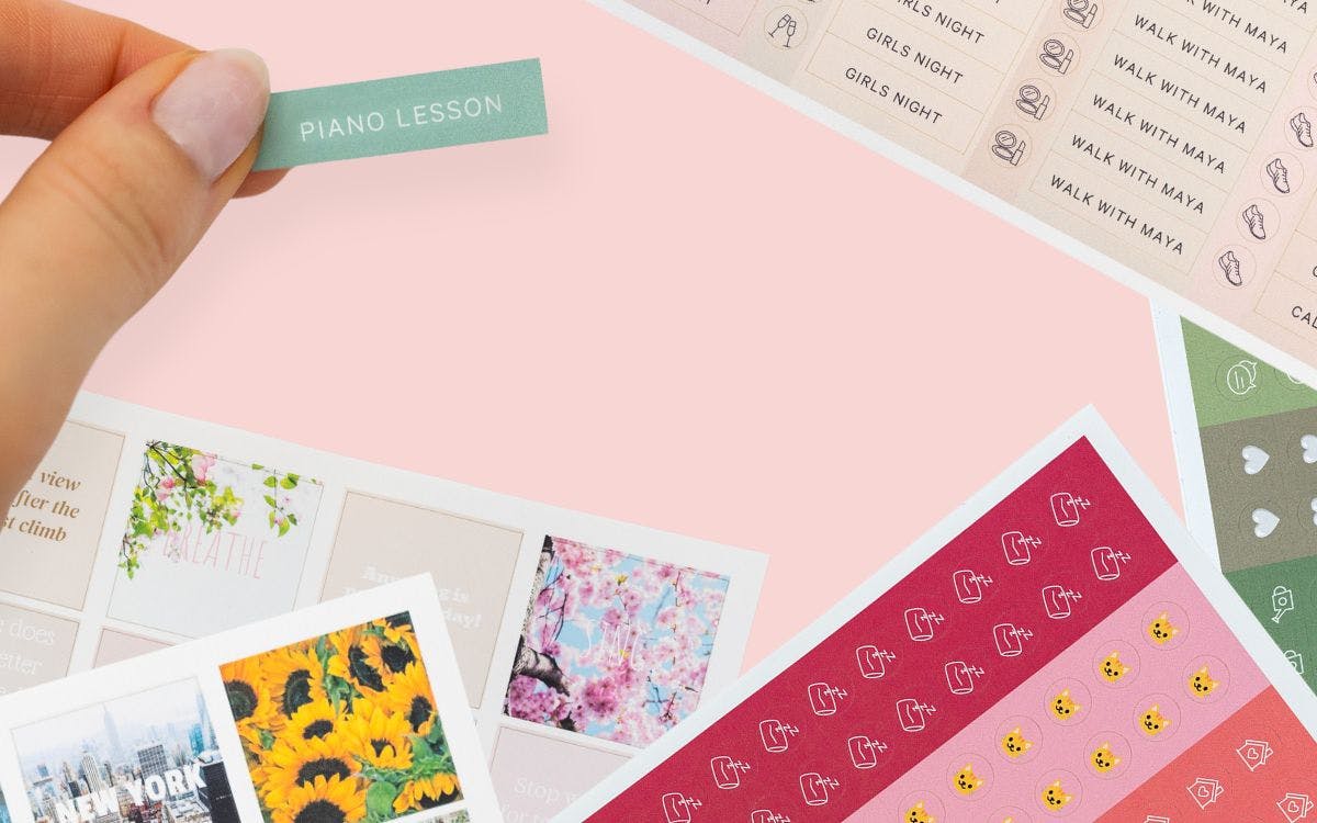 Make your own Custom Stickers | Personal Planner