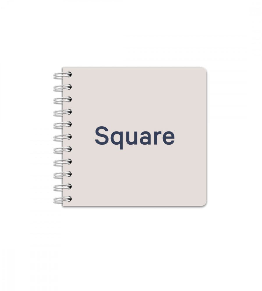 Notebook  - Square - Spiral bound