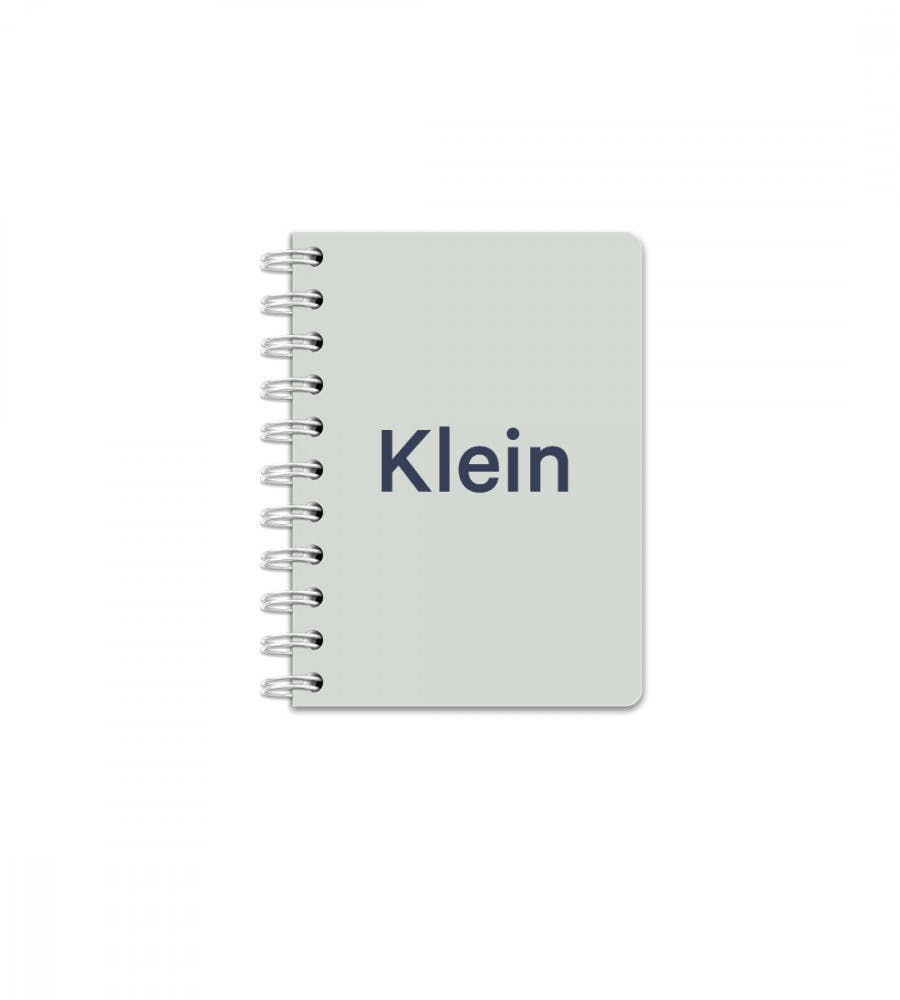 Notizbuch - Spiralbindung - Gre Klein